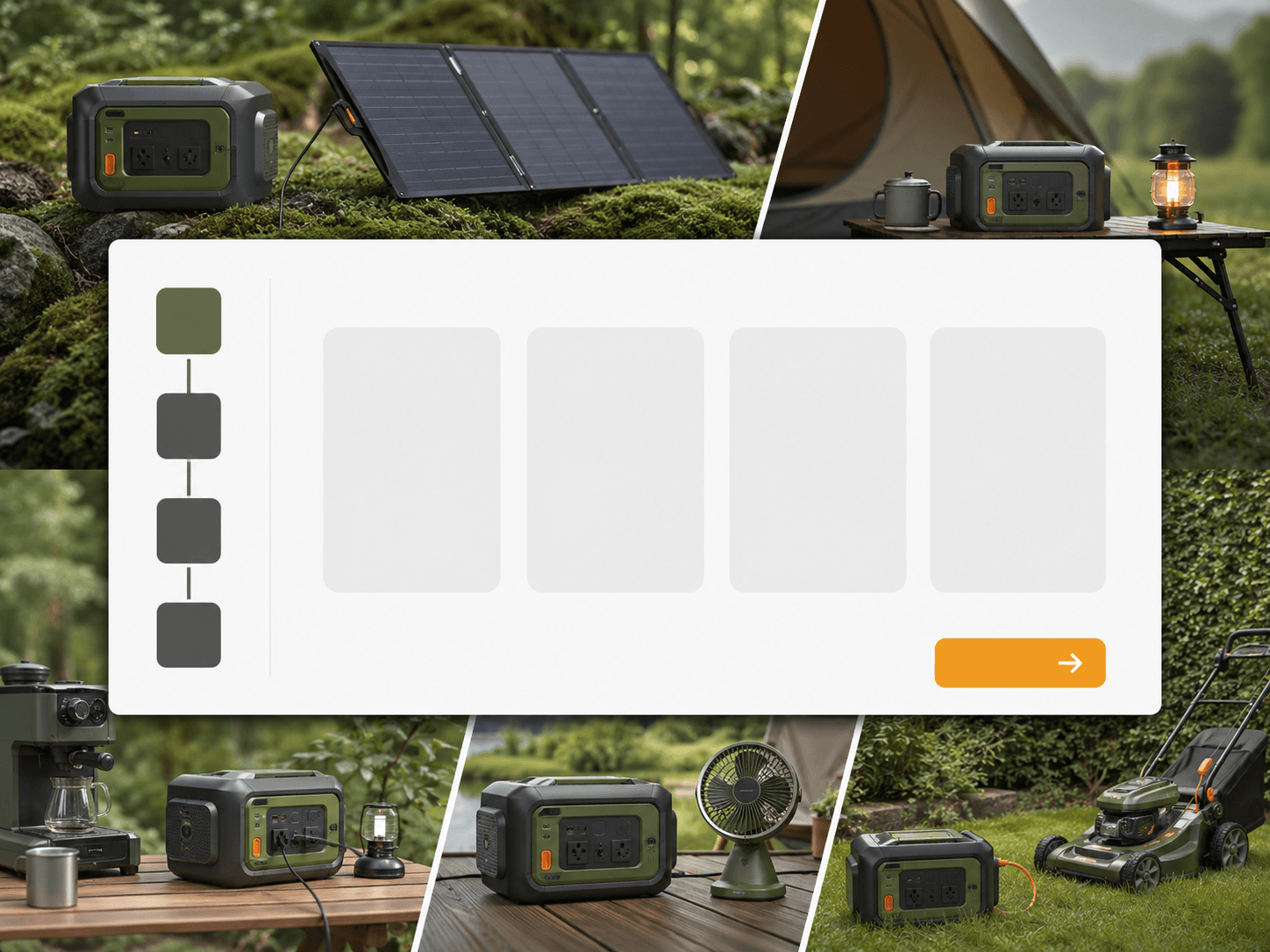 The four-step Outdoor Power Finder, matching your setup and worry to plug-in protection